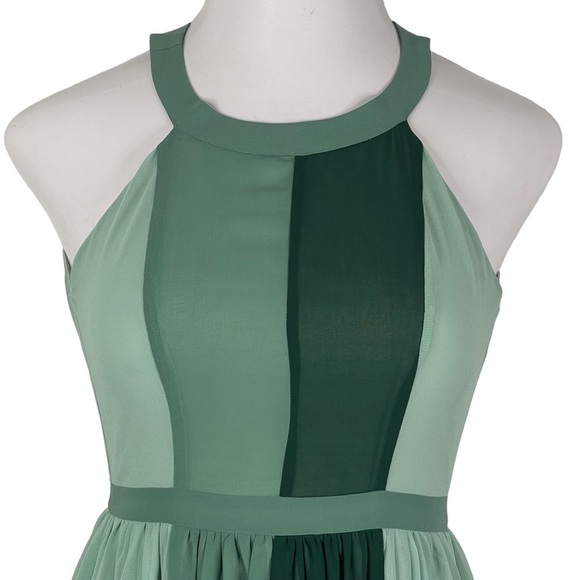 ModCloth Dress XS Wicked Elphaba Hi Low Maxi Flowy Whimsical Fairycore Ren Faire - Picture 3 of 10